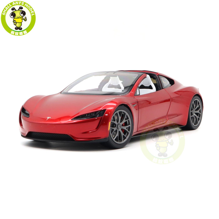 1/18 Tesla Roadster Diecast Model Toys Car Boys Girls Gifts