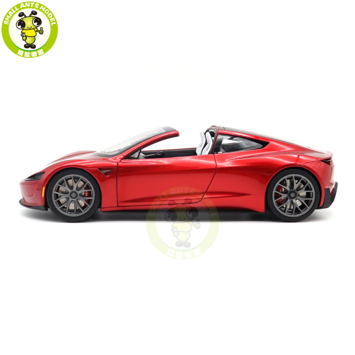 1/18 Tesla Roadster Diecast Model Toys Car Boys Girls Gifts