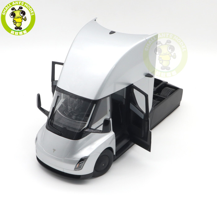 1/24 Tesla SEMI Truck Trailer Tractor Diecast Model Toys Car Truck Gifts