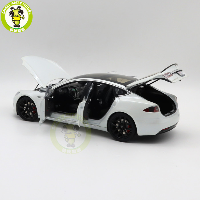 1/18 Tesla Model S P110D Diecast Model Toys Car Boys Girls Gifts