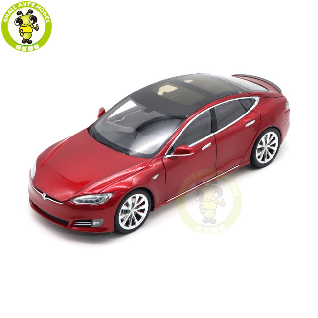 1/18 Tesla Model S P110D Diecast Model Toys Car Boys Girls Gifts