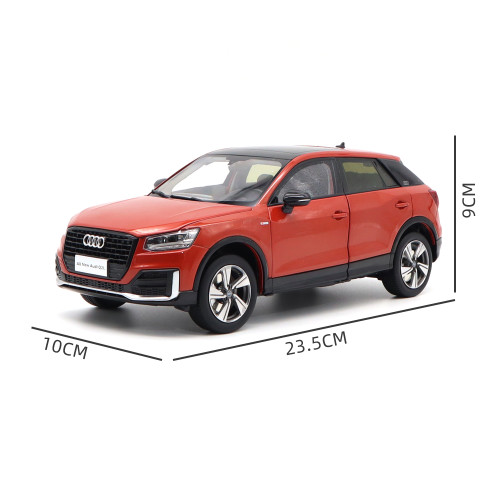 1/18 ALL NEW Audi Q2 Q2L SUV Diecast Metal Car SUV Model Toys for Girl Kids Boy Gift Collection Orange