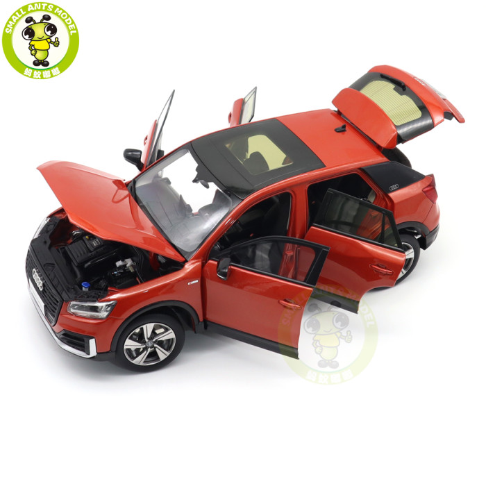 1/18 ALL NEW Audi Q2 Q2L SUV Diecast Metal Car SUV Model Toys for Girl Kids Boy Gift Collection Orange