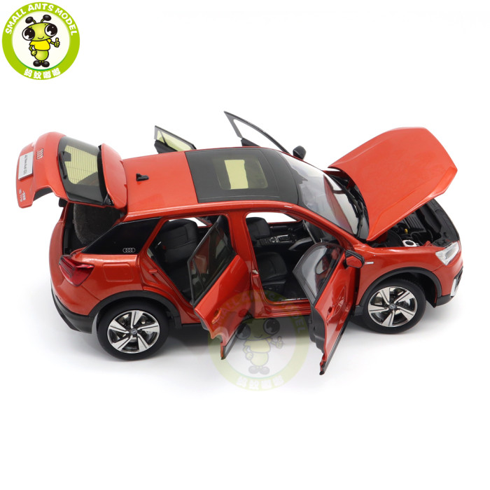 1/18 ALL NEW Audi Q2 Q2L SUV Diecast Metal Car SUV Model Toys for Girl Kids Boy Gift Collection Orange