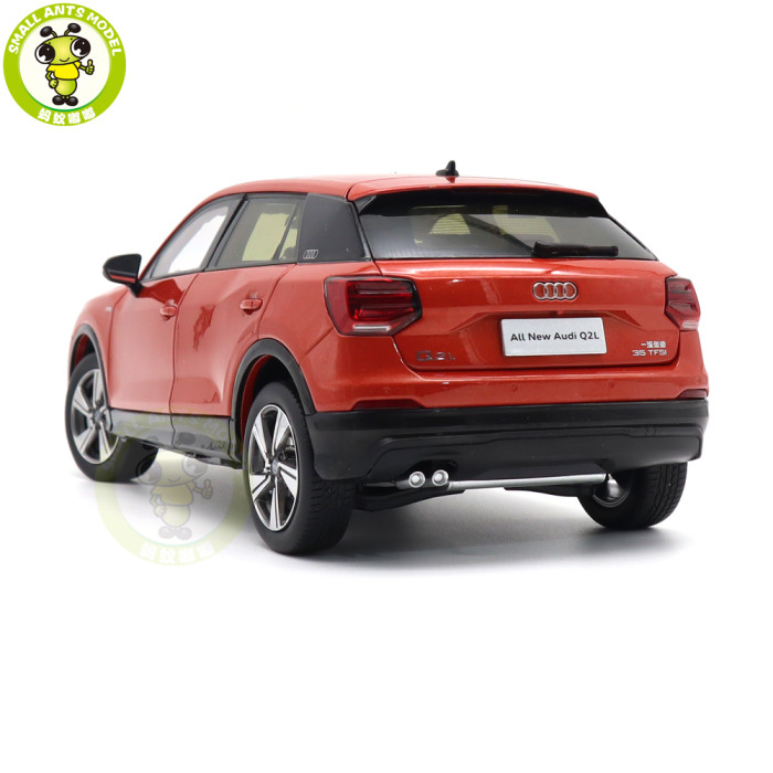 1/18 ALL NEW Audi Q2 Q2L SUV Diecast Metal Car SUV Model Toys for Girl Kids Boy Gift Collection Orange