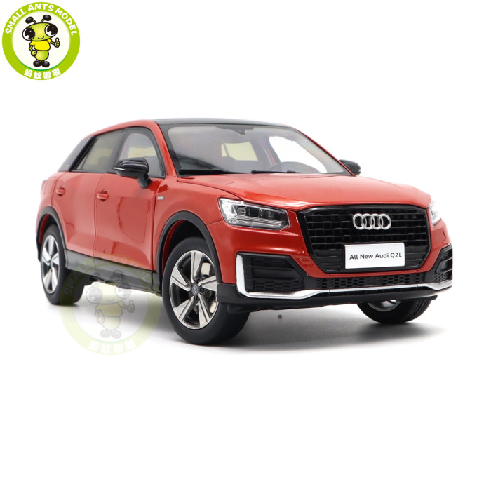1/18 ALL NEW Audi Q2 Q2L SUV Diecast Metal Car SUV Model Toys for Girl Kids Boy Gift Collection Orange