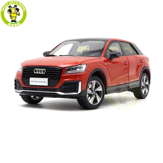 1/18 ALL NEW Audi Q2 Q2L SUV Diecast Metal Car SUV Model Toys for Girl Kids Boy Gift Collection Orange