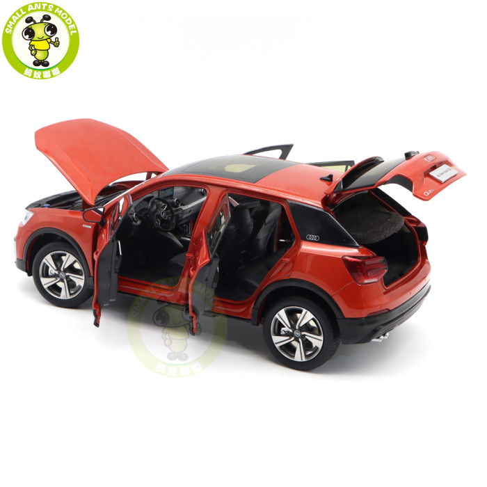 1/18 ALL NEW Audi Q2 Q2L SUV Diecast Metal Car SUV Model Toys for Girl Kids Boy Gift Collection Orange