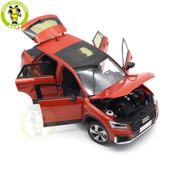 1/18 ALL NEW Audi Q2 Q2L SUV Diecast Metal Car SUV Model Toys for Girl Kids Boy Gift Collection Orange