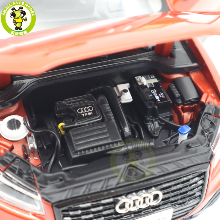 1/18 ALL NEW Audi Q2 Q2L SUV Diecast Metal Car SUV Model Toys for Girl Kids Boy Gift Collection Orange