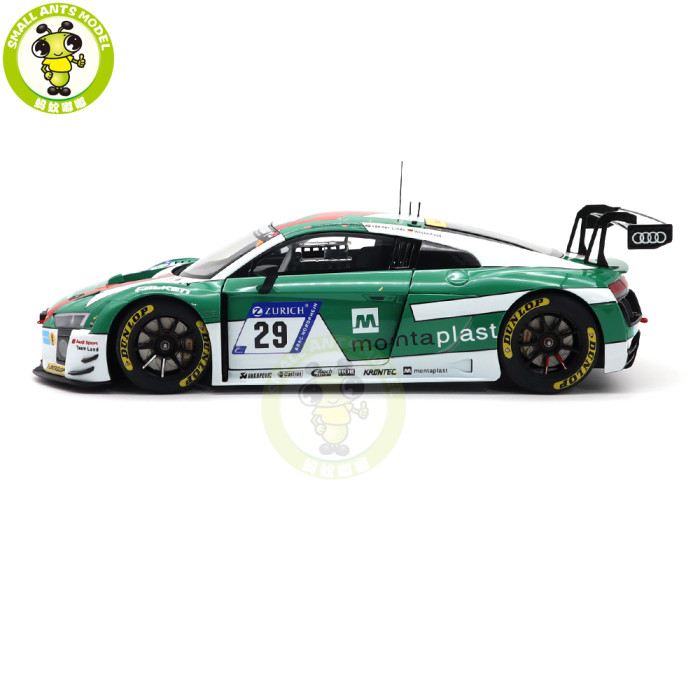 1/18 Autoart 81701 Audi R8 LMS 24hrs Nurburgring 2017 Winner #29 Model Car