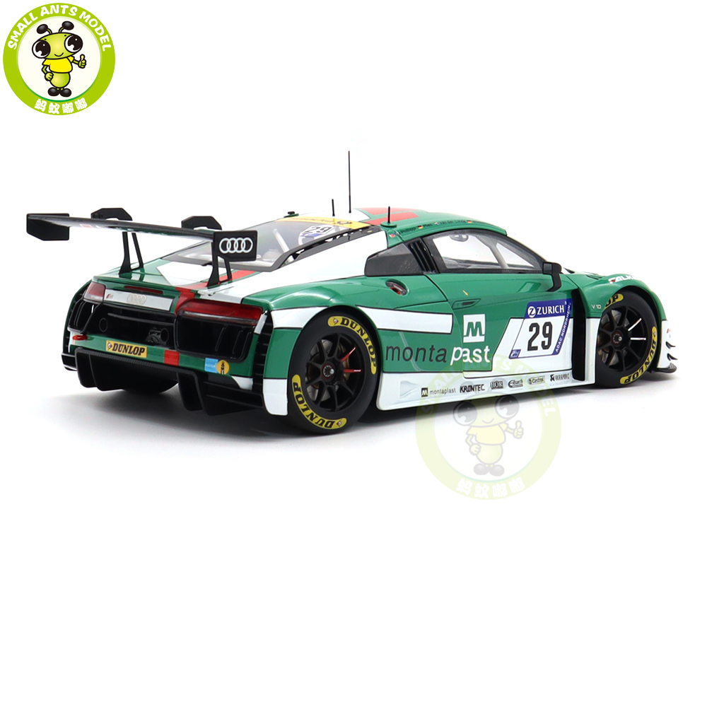 1/18 Autoart 81701 Audi R8 LMS 24hrs Nurburgring 2017 Winner #29