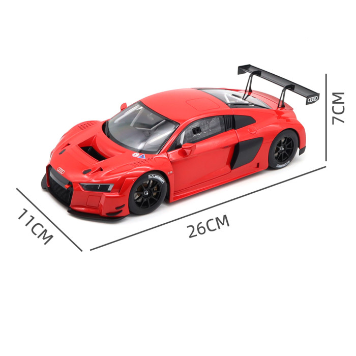 1/18 AUDI R8 FIA GT GT3 Plain Color Version Autoart 81601 81602 Model Toys Car Gifts