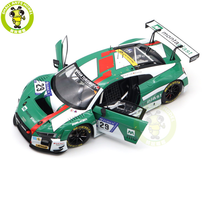 1/18 Autoart 81701 Audi R8 LMS 24hrs Nurburgring 2017 Winner #29 Model Car