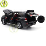 1/18 Toyota Land Cruiser 200 LC200 Middle East Version Spare Tire KENGFAI Diecast SUV Car Model Toys Boys Girls gifts