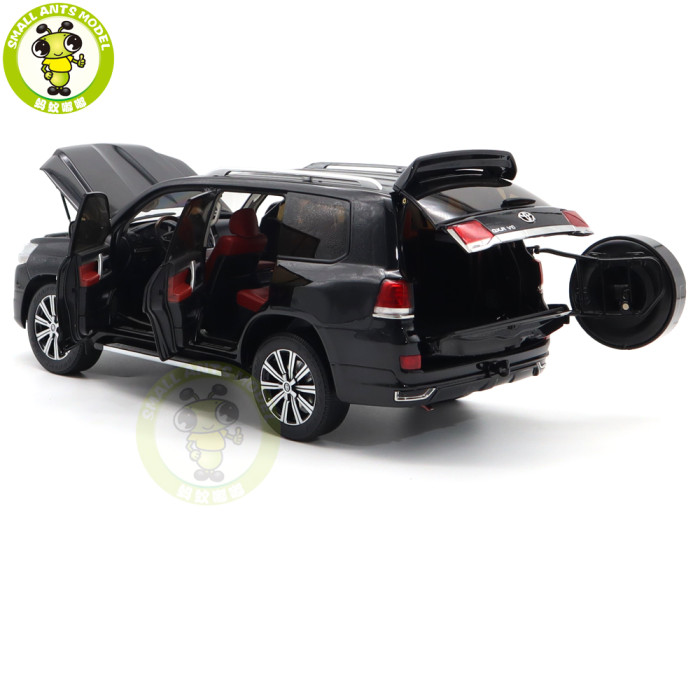 1/18 Toyota Land Cruiser 200 LC200 Middle East Version Spare Tire KENGFAI Diecast SUV Car Model Toys Boys Girls gifts