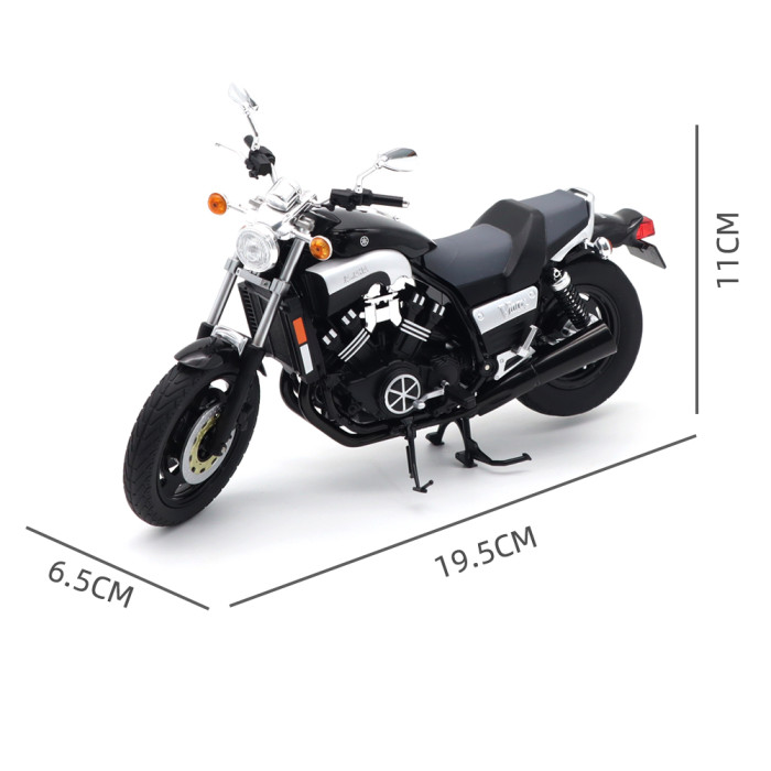 1/12 AOSHIMA Yamaha Vmax Diecast Model Motorcycle Car Toys Gifts