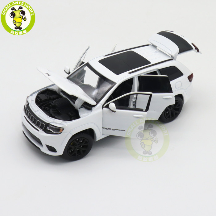 1/32 JKM Jeep Grand Cherokee Trackhawk Diecast Model Car Toys Kids Sound Gifts