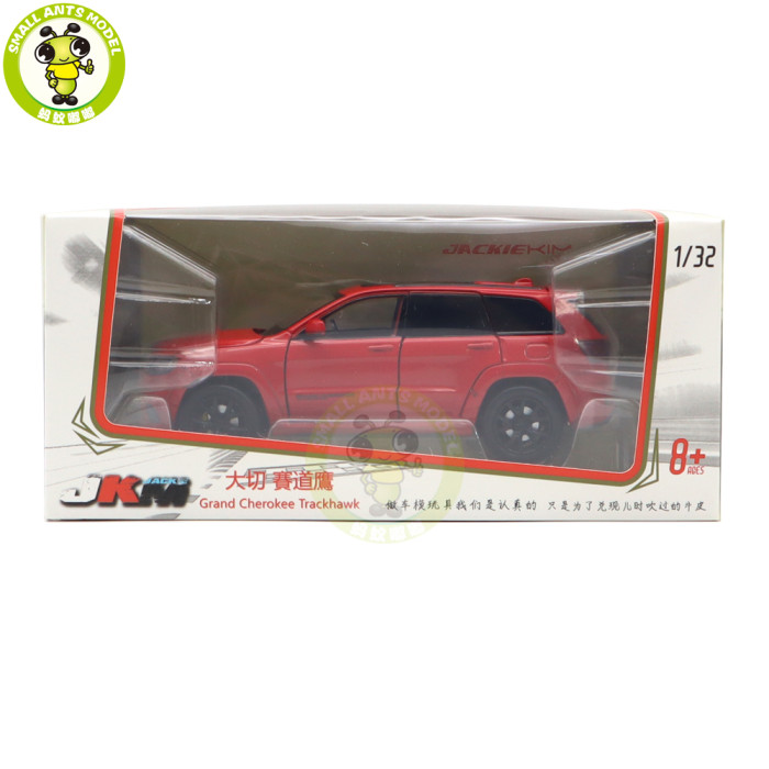 1/32 JKM Jeep Grand Cherokee Trackhawk Diecast Model Car Toys Kids Sound Gifts