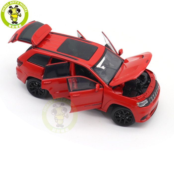 1/32 JKM Jeep Grand Cherokee Trackhawk Diecast Model Car Toys Kids Sound Gifts