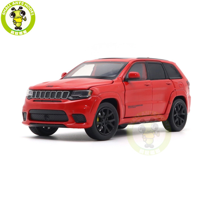 1/32 JKM Jeep Grand Cherokee Trackhawk Diecast Model Car Toys Kids Sound Gifts