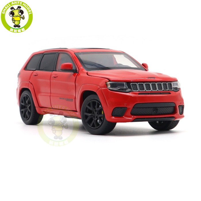 1/32 JKM Jeep Grand Cherokee Trackhawk Diecast Model Car Toys Kids Sound Gifts