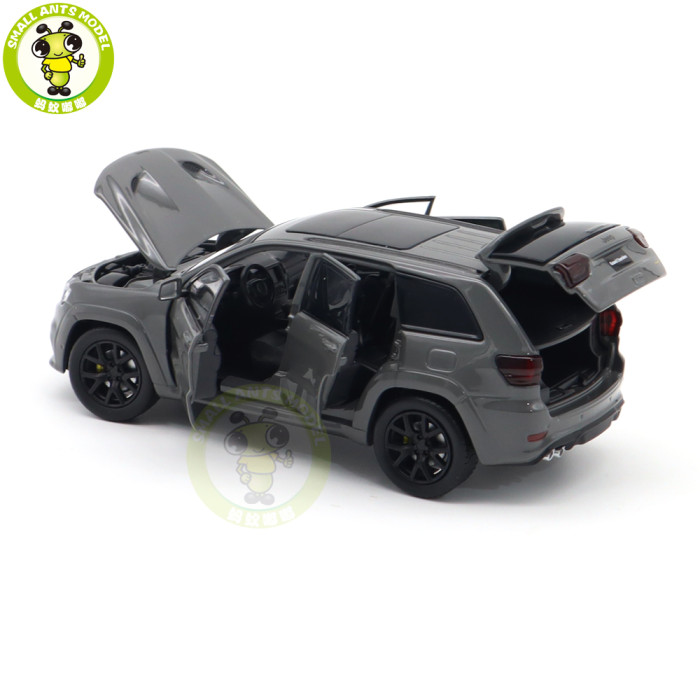 1/32 JKM Jeep Grand Cherokee Trackhawk Diecast Model Car Toys Kids Sound Gifts