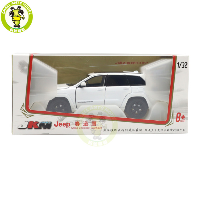 1/32 JKM Jeep Grand Cherokee Trackhawk Diecast Model Car Toys Kids Sound Gifts