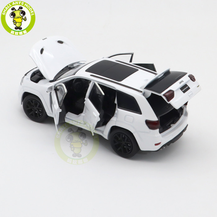1/32 JKM Jeep Grand Cherokee Trackhawk Diecast Model Car Toys Kids Sound Gifts