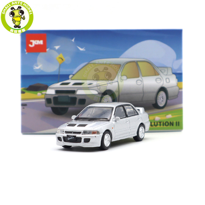 1/64 JKM Mitsubishi Lancer Evolution EVO 2 ii Diecast Model Toy Cars Boys Girls Gifts