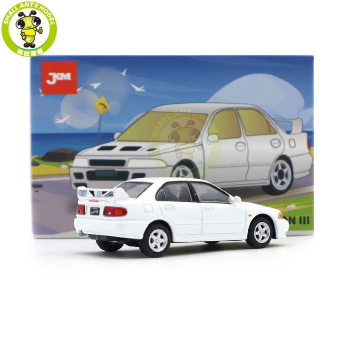 1/64 JKM Mitsubishi Lancer Evolution EVO 3 III Diecast Model Toy Cars Boys Girls Gifts