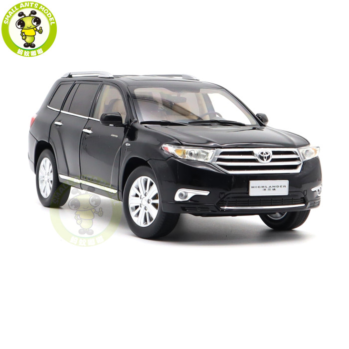 1/18 Toyota Highlander 2012 Diecast Model Toys Suv Car Boys Girls Gifts
