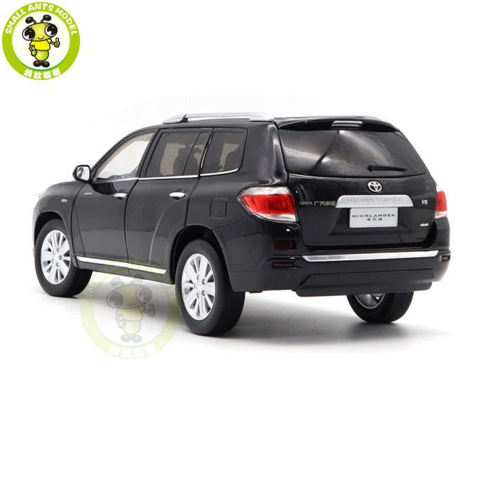 1/18 Toyota Highlander 2012 Diecast Model Toys Suv Car Boys Girls Gifts