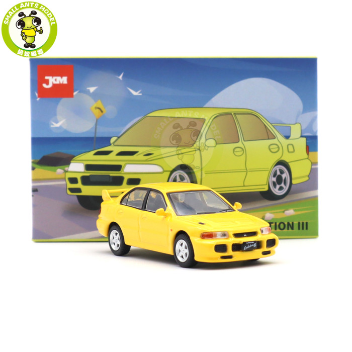 1/64 JKM Mitsubishi Lancer Evolution EVO 3 III Diecast Model Toy Cars Boys Girls Gifts
