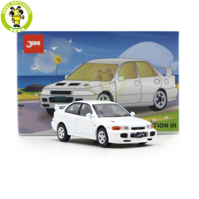 1/64 JKM Mitsubishi Lancer Evolution EVO 3 III Diecast Model Toy Cars Boys Girls Gifts