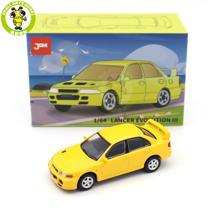 1/64 JKM Mitsubishi Lancer Evolution EVO 3 III Diecast Model Toy Cars Boys Girls Gifts