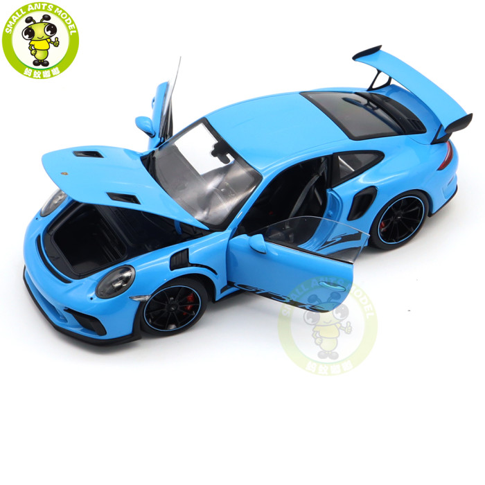 1/18 Porsche 911 GT3 RS Racing Car Welly GTAutos Diecast Model Toys Car Boys Girls Gifts