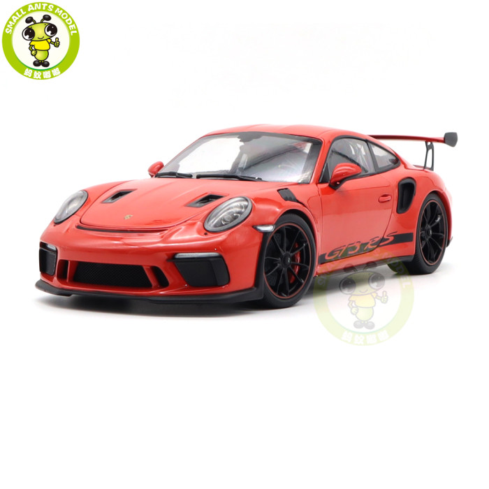 1/18 Porsche 911 GT3 RS Racing Car Welly GTAutos Diecast Model Toys Car Boys Girls Gifts