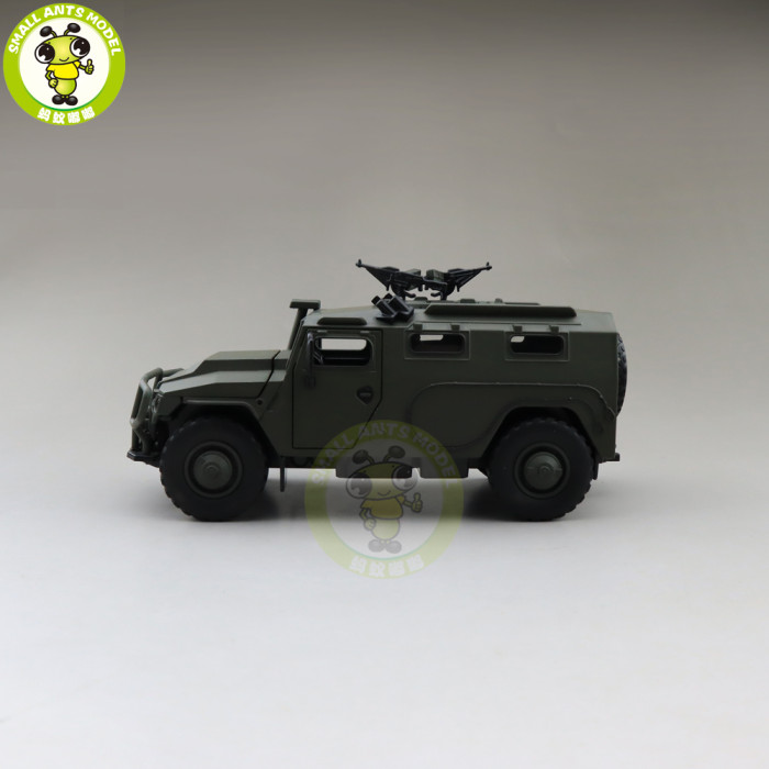 1/32 JKM Russia SPM-2 Tiger M Armored vehicle Military Army Diecast Model Toys for kids children Sound Lighting gifts