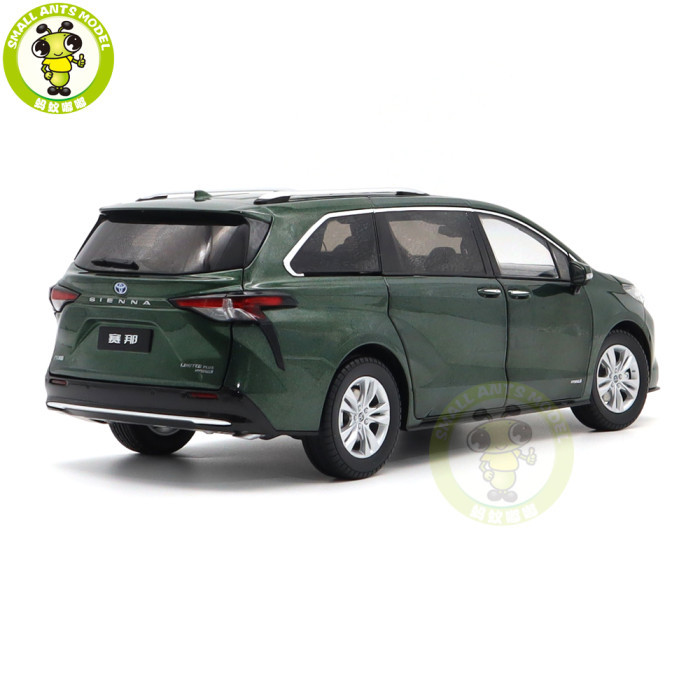 1/18 Toyota SIENNA MPV Diecast Model Toys Car Boys Girls Gifts