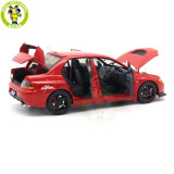 1/18 Super A Mitsubishi Lancer EVO IX 9 Diecast Model Toy Cars Boys Girls Gifts