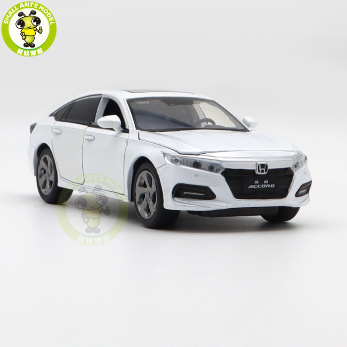 1/32 JKM Honda Accord 10th Sedan Diecast Model Car Toys For Kids Sound Lighting Pull Back Boys Girls Gifts