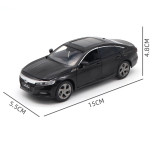 1/32 JKM Honda Accord 10th Sedan Diecast Model Car Toys For Kids Sound Lighting Pull Back Boys Girls Gifts
