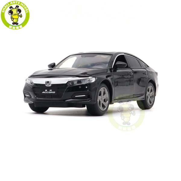 1/32 JKM Honda Accord 10th Sedan Diecast Model Car Toys For Kids Sound Lighting Pull Back Boys Girls Gifts