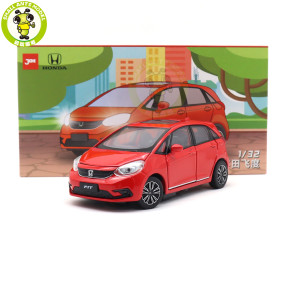 1/32 JKM HONDA FIT Diecast Model Car Toys Kids Boys Gilrs Gifts Sound Lighting