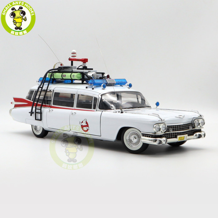 1/18 Hot Wheels ELITE Cadillac GHOSTBUSTERS ECTO-1 Diecast Model Toys Car Adult Collectibles Boys Girls Gifts