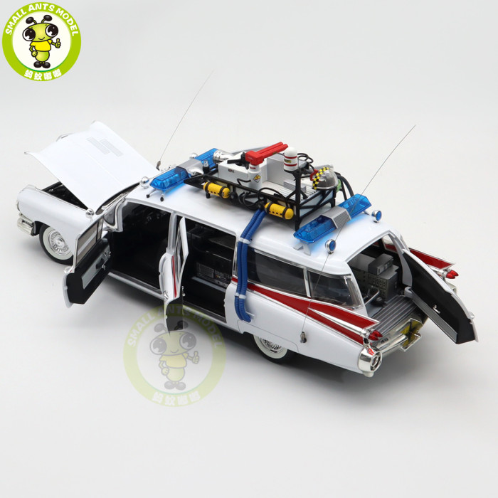 1/18 Hot Wheels ELITE Cadillac GHOSTBUSTERS ECTO-1 Diecast Model Toys Car Adult Collectibles Boys Girls Gifts
