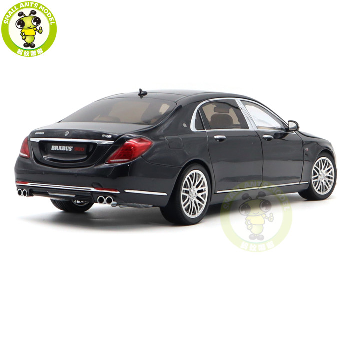 1/18 Brabus 900 Benz Maybach S CLASS Almost Real 860102 Obsidian Black Diecast Model Car Gifts For Friends Father