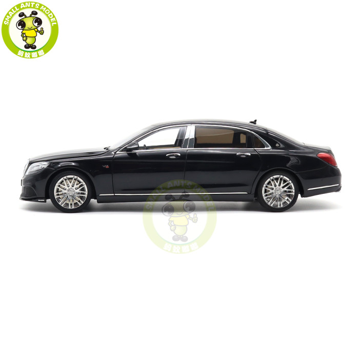 1/18 Brabus 900 Benz Maybach S CLASS Almost Real 860102 Obsidian Black Diecast Model Car Gifts For Friends Father