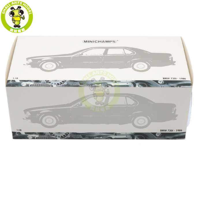 1/18 BMW 730i E32 1986 Minichamps Diecast Model Car Toys Boys Girls Gifts